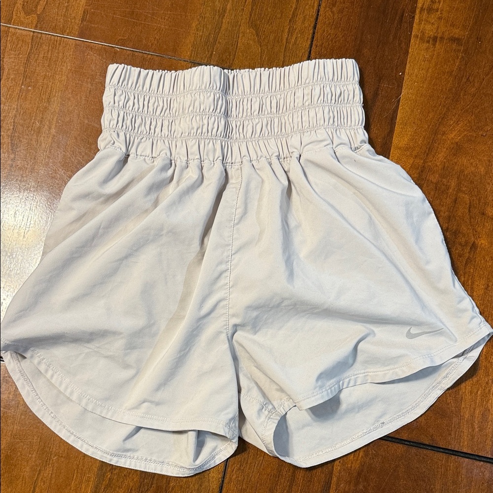 Nike Women's Cream Athletic Shorts